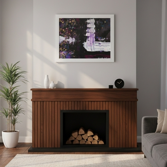 Hand Crafted Other - HANDCRAFTED Abstract Painting HANDPAINTED Wall Art Decor HANDMADE Artwork